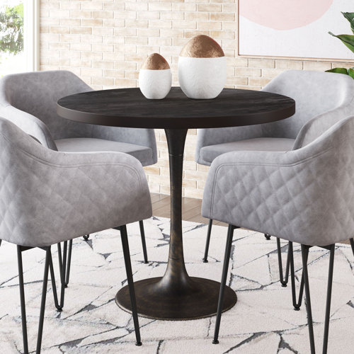 Meliah Round Dining Table & Reviews Joss & Main
